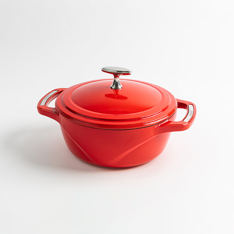 USA Enamel™ 3 Qt. Enameled Cast Iron Dutch Oven, Cloud Nine