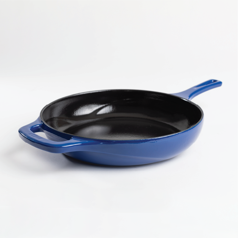 USA Enamel 11” Enameled Cast Iron Skillet, Moonstruck