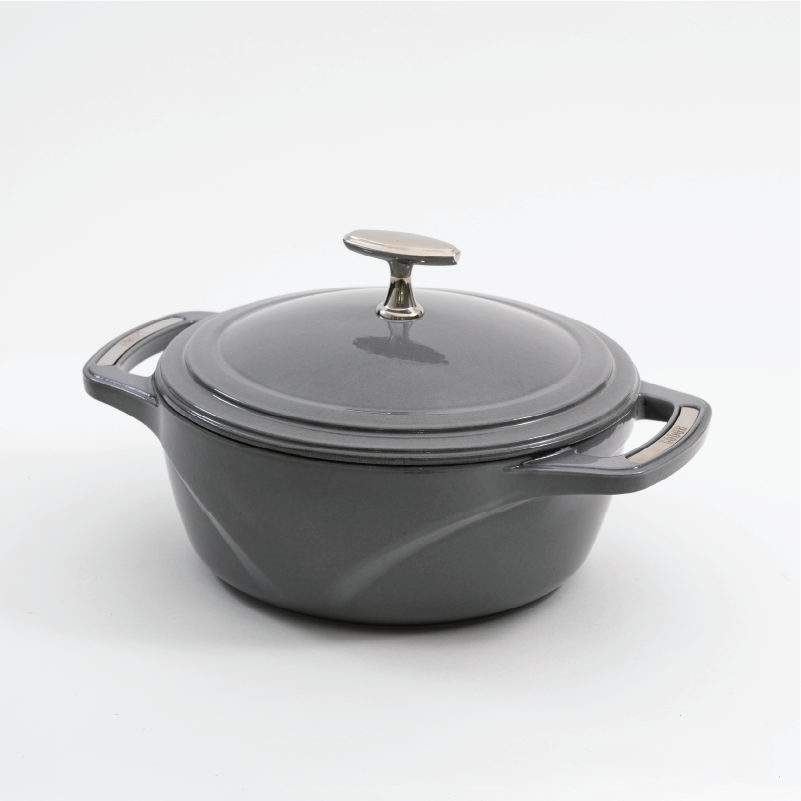 USA Enamel™ 3 Qt. Enameled Cast Iron Dutch Oven, Cloud Nine